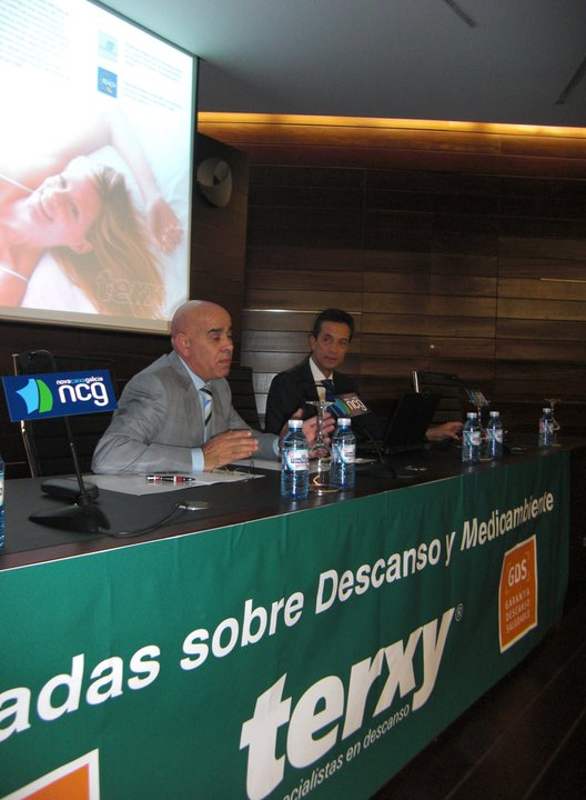Jose Antonio Seoane y Fernando Matos en las III Jornadas del Descanso organizadas por Terxy