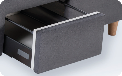Imagen detalle canape - LARGE CAPACITY DRAWERS